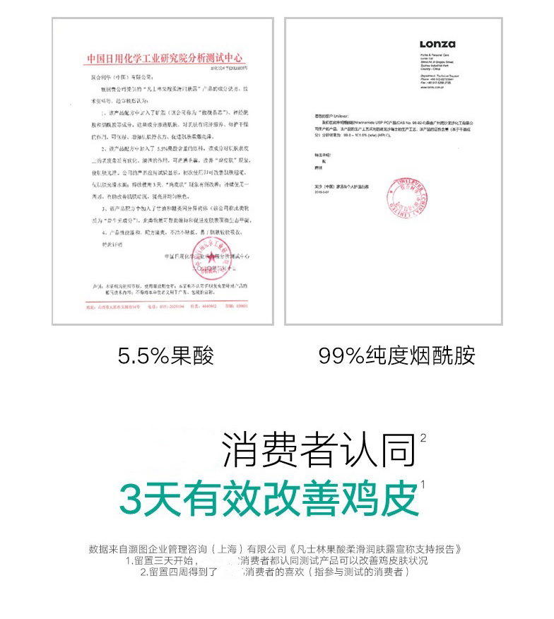 凡士林身体乳?5号瓶果酸柔滑 250ml 针对粗糙肌