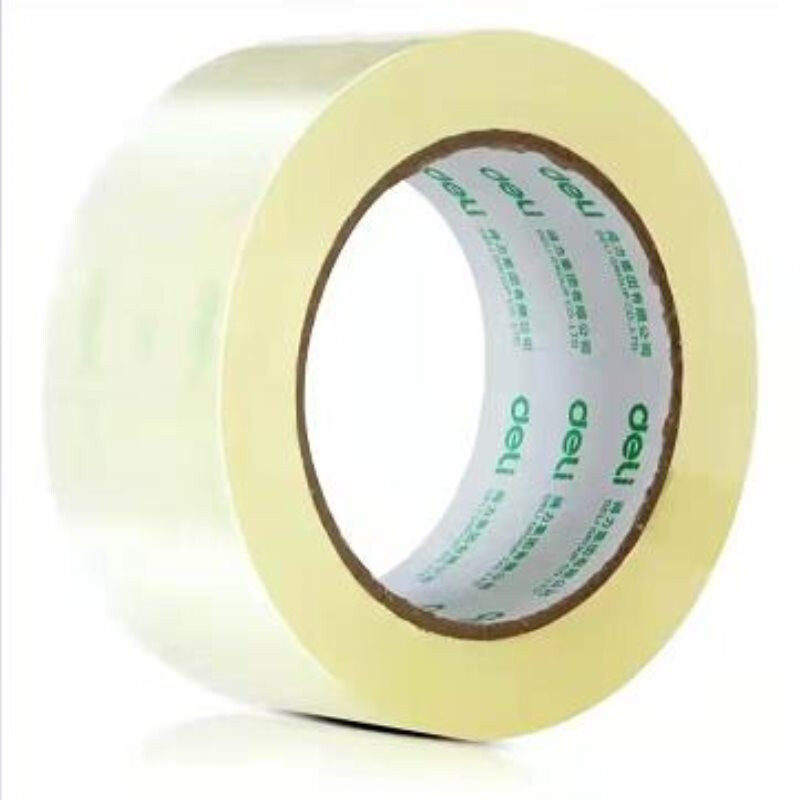 得力（deli）高透宽胶带 封箱胶带48mm系列宽胶带 透明胶纸6卷装 48mm*30y*50um(6卷/筒) 30200