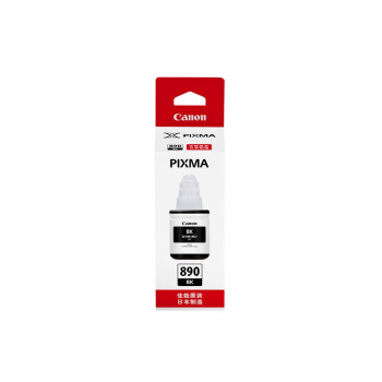 佳能（Canon）GI-890 BK黑色墨水适用G1800 G2800 G3800 G4800