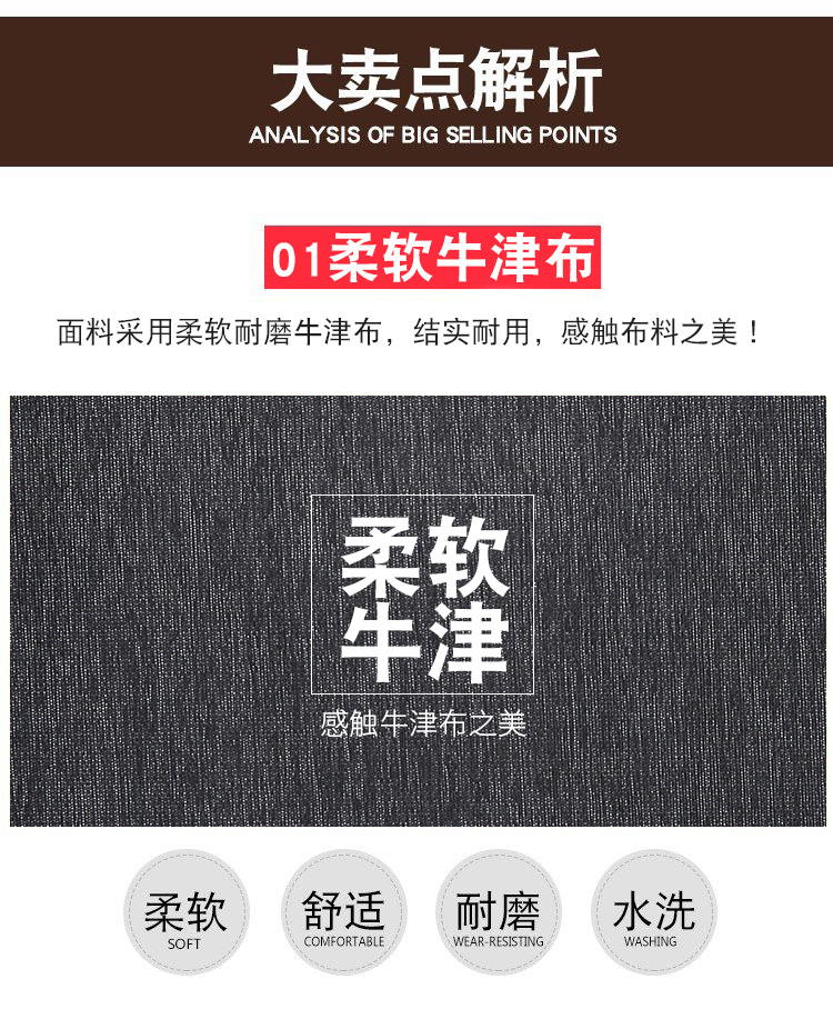 斯莫尔（SIMOER）SL-532 蓝色休闲商务公文包男大容量牛津布手提包文件包拉链会议包