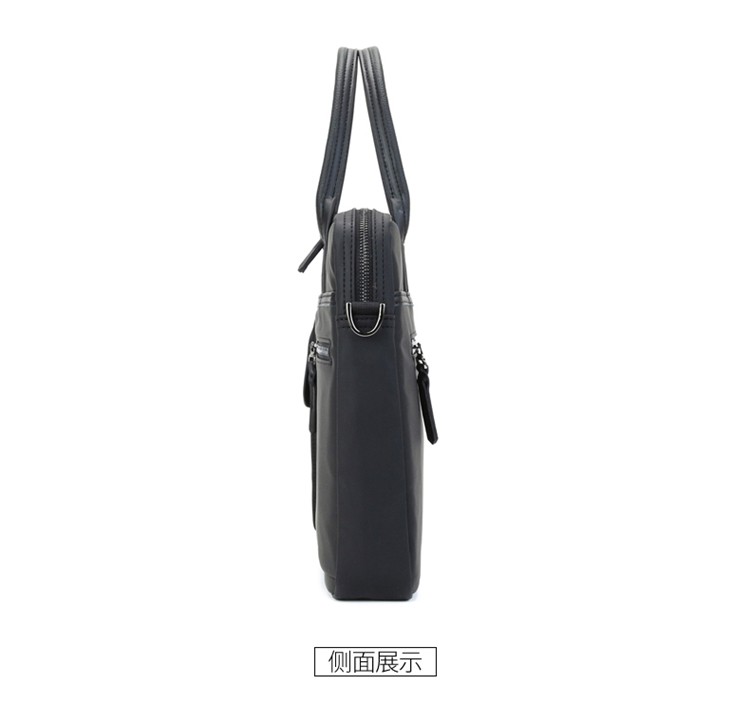 斯莫尔（SIMOER）SL-1723黑色公文包男电脑包手提包 手提袋文件夹档案袋文件袋防水商务包定制联系客服