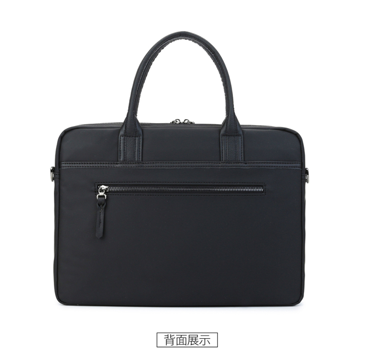 斯莫尔（SIMOER）SL-1723黑色公文包男电脑包手提包 手提袋文件夹档案袋文件袋防水商务包定制联系客服
