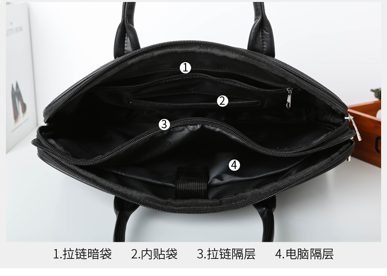 斯莫尔（SIMOER）SL-1717灰色商务休闲包防泼水公文包大容量手提包单肩斜挎包电脑包厂家定制可印刷联系客服