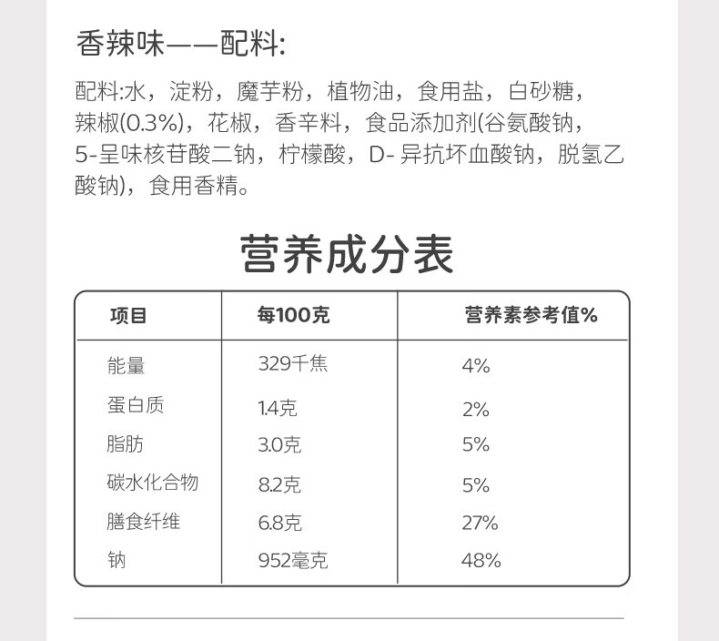 好巴食低脂魔芋爽145g*3袋（酸菜/香辣/藤椒各一袋）办公聚会休闲小零食混合装