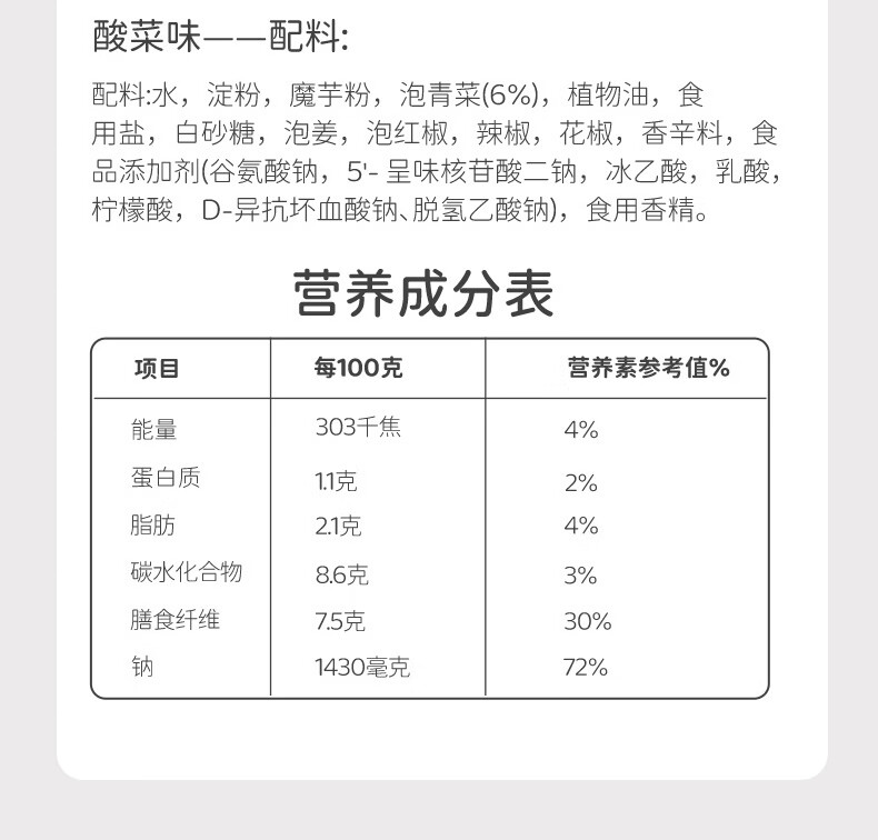 好巴食低脂魔芋爽145g*3袋（酸菜/香辣/藤椒各一袋）办公聚会休闲小零食混合装