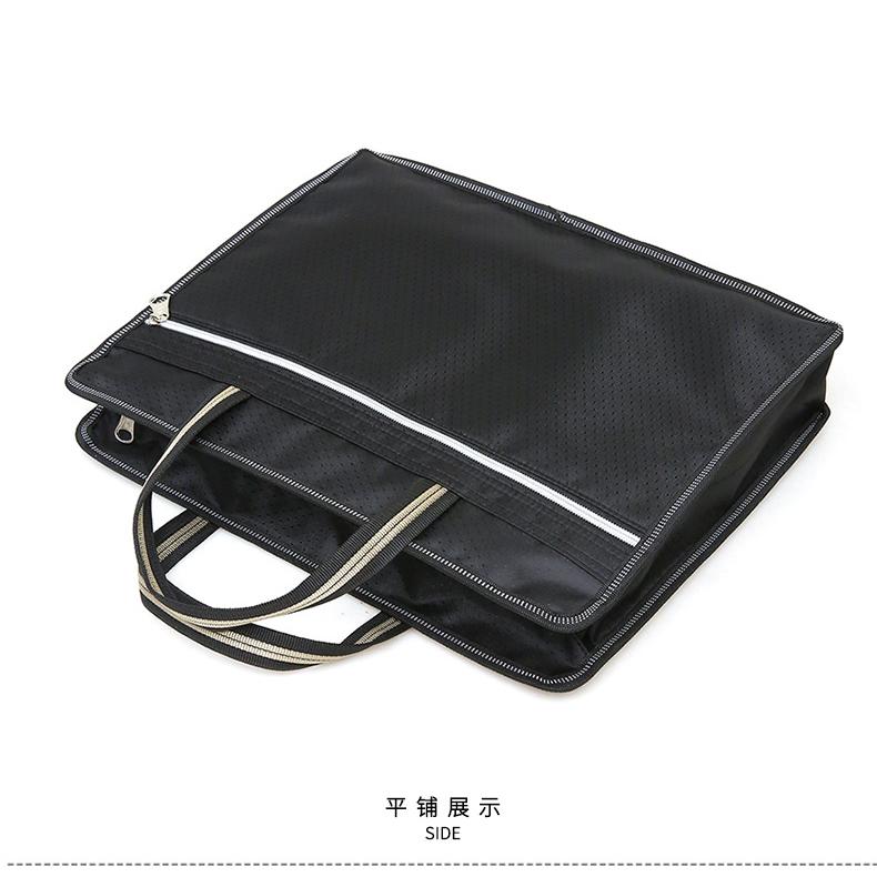 斯莫尔（SIMOER）SL-535 蓝色男士公文包电脑包双层文件袋公文袋手提资料袋手提包 2个装
