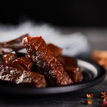 蒙都 肉干肉脯休闲零食内蒙特产 五成干手撕牛肉干250g（散装称重）