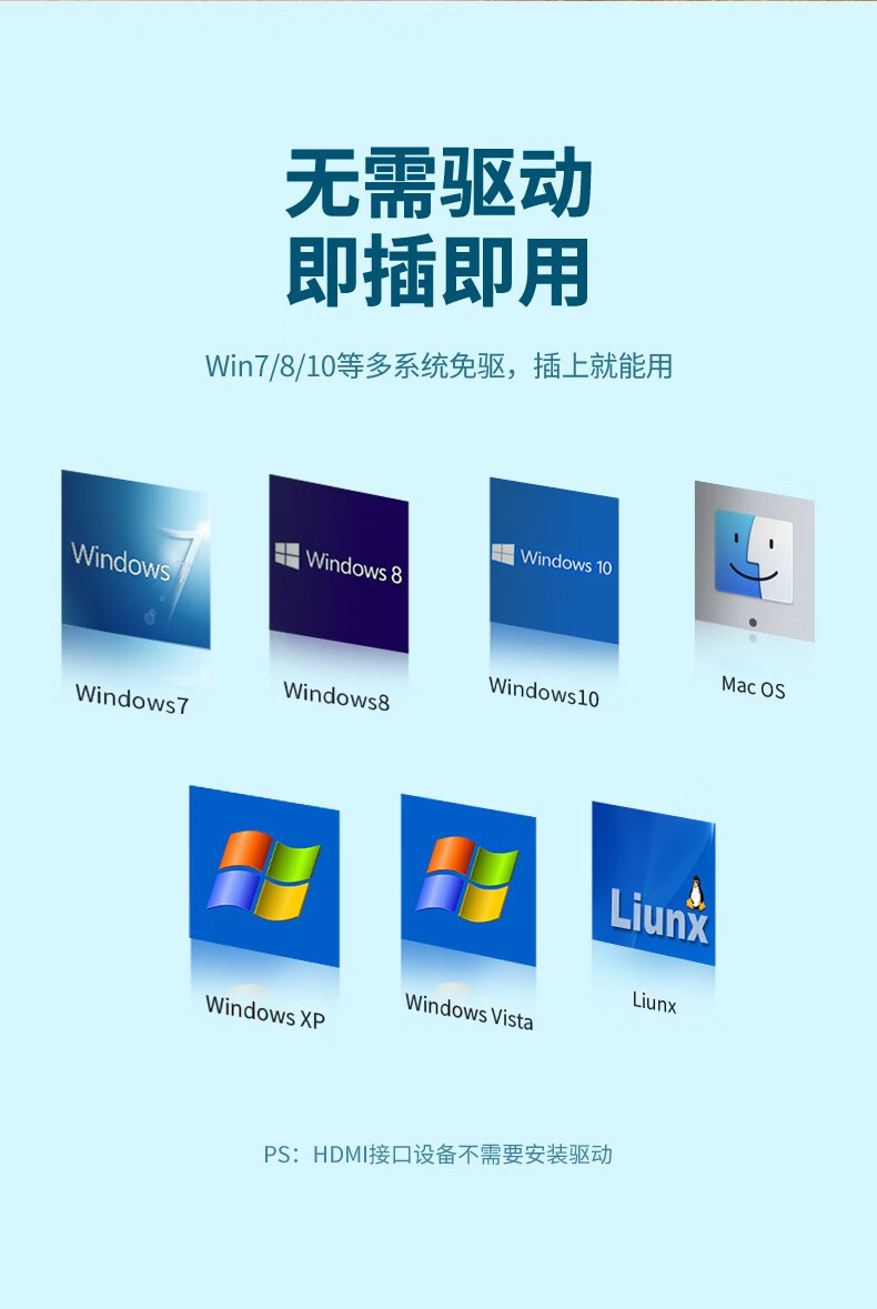 绿联 HDMI转VGA线转换器 高清转接头适配器 笔记本电脑机顶盒子连电视显示器PPT投影仪线 黑 60738