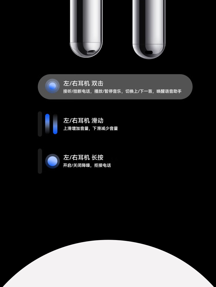 华为 FreeBuds 4E陶瓷白无线耳机 半开放主动降噪真无线蓝牙入耳式耳机 有线充版
