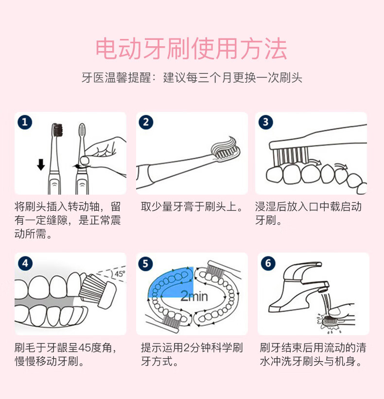 超人（SID）成人电动牙刷情侣款家用软毛声波超震动全自动多档模式学生充电款RT710白