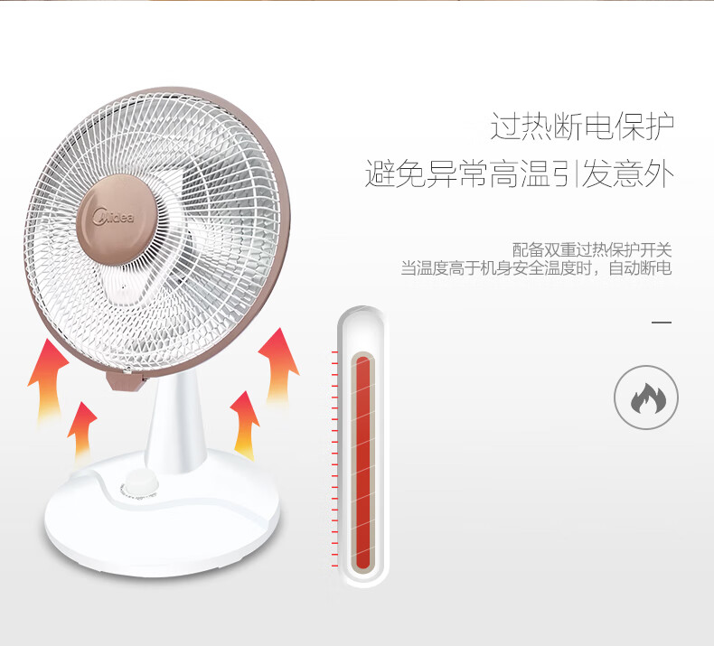 美的（Midea）小暖阳取暖器【ZMD安心系列】NPS7-15A5