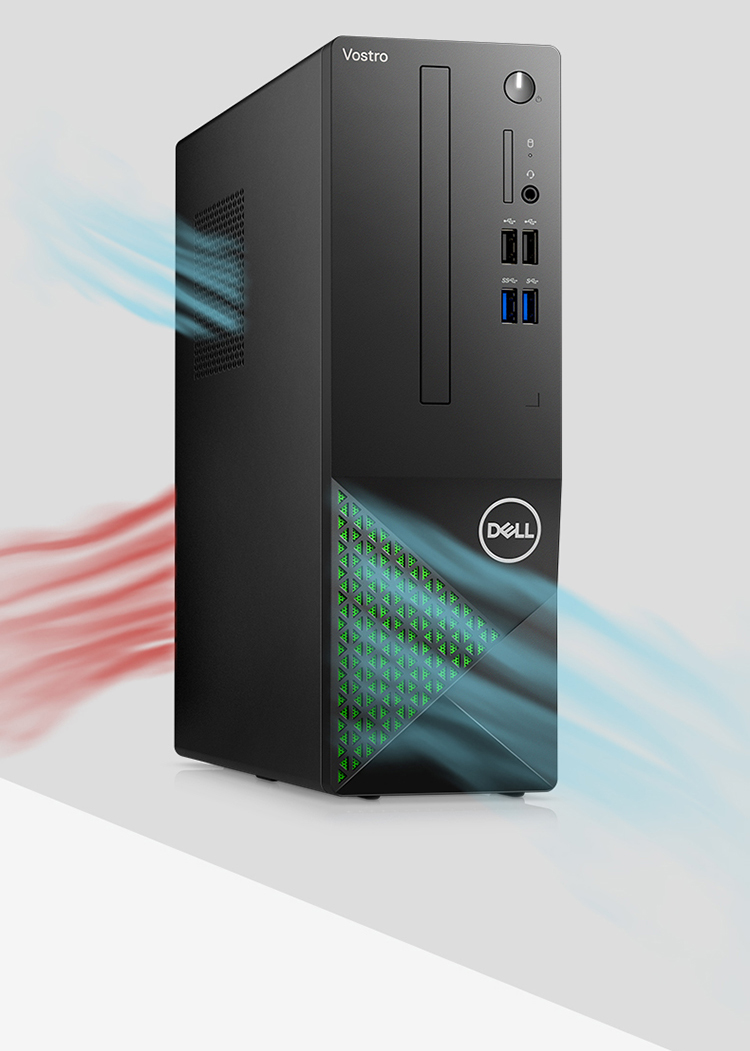 戴尔dell成就3710办公电脑 商用台式机小机箱电脑主机(i5-12400 16G 256G+1TB WiFi 三年上门)23.8英寸整机