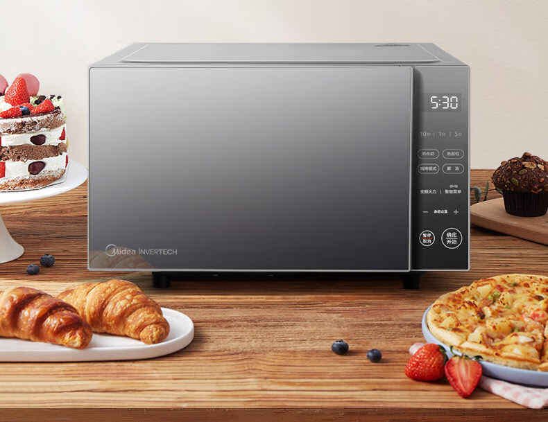 美的（Midea）微波炉20L家用多功能微波炉 微烤一体机 智能解冻 大平板均匀加热PC20B3
