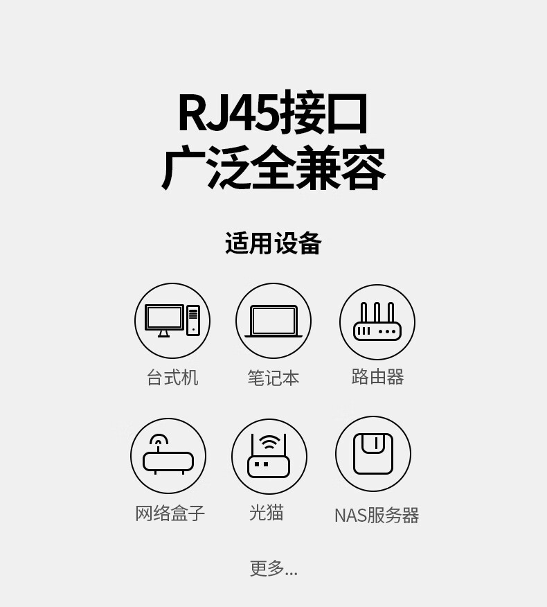 绿联（UGREEN）7类纯铜网线 Cat7七类屏蔽8芯双绞线 工程级万兆网络连接线 电脑宽带成品跳线8米 11272