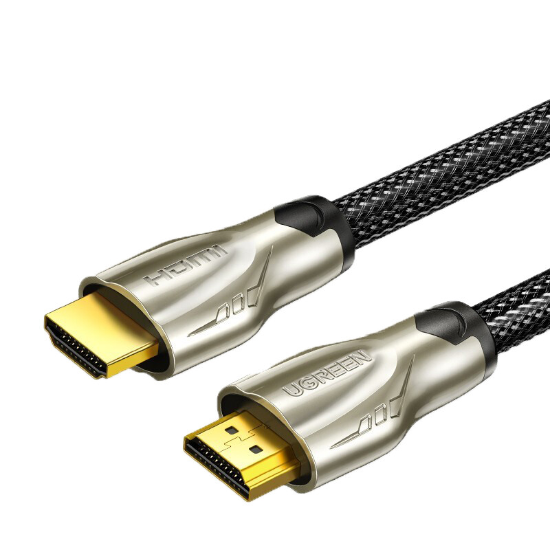 绿联（UGREEN）HD102 HDMI线4k高清线2.0版3D电脑电视连接数据线 圆线 5米 11193