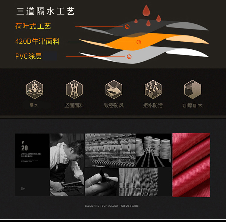 安丹迪（Adandyish）电动车单人雨衣加厚加大男女双帽檐电瓶车摩托车自行车户外骑行雨具枣红