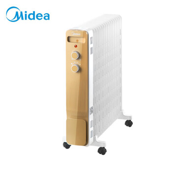 美的（Midea）取暖器 电油汀家用电暖器加宽油丁暖气片智能恒温电暖气干衣加湿加热器整屋升温油酊HYW30GW