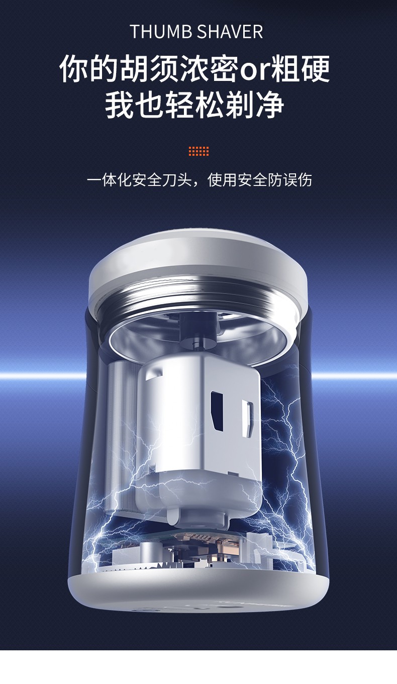 思嘉思达（SKOGSTAD）拇指剃须刀SKD-T0017