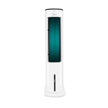美的（Midea）电风扇冷风扇空调扇 遥控 冷风机 家用 制冷塔扇 无叶空调扇落地循环扇 ACA10XBR白色