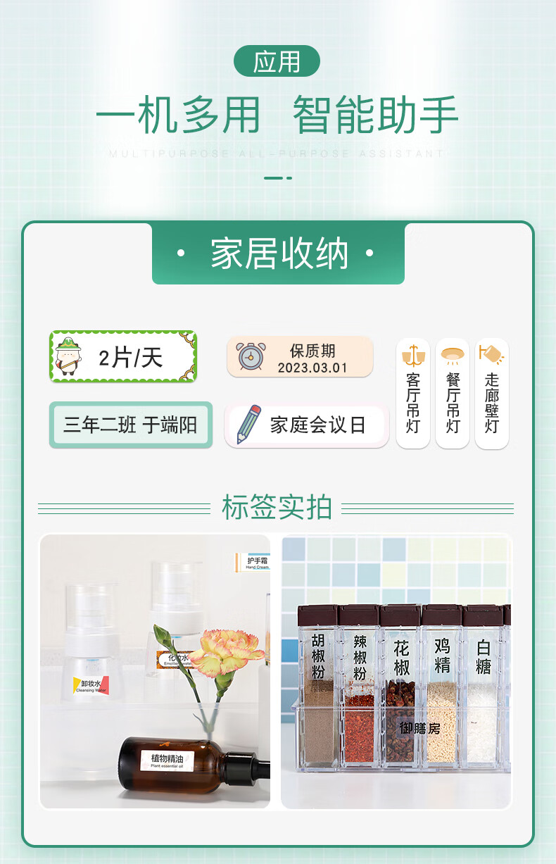 精臣 D11无线蓝牙便携式超市智能标签机 白色（单机）
