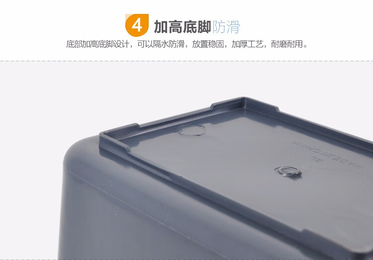 兰诗 YY-D020 小号酒店垃圾桶 10L 家用商用宾馆酒店垃圾篓 5个装