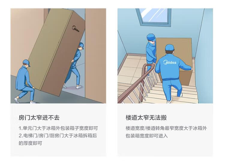 美的（Midea）冰箱玻璃门311升BCD-311WGPZM(E)变频法式多门双开门家用冰箱风冷无霜持久保鲜深空蓝-繁星