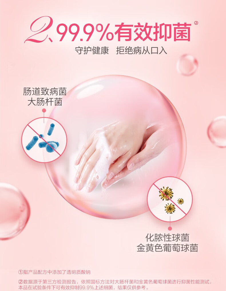 滴露 泡沫 洗手液花香型250ml*2