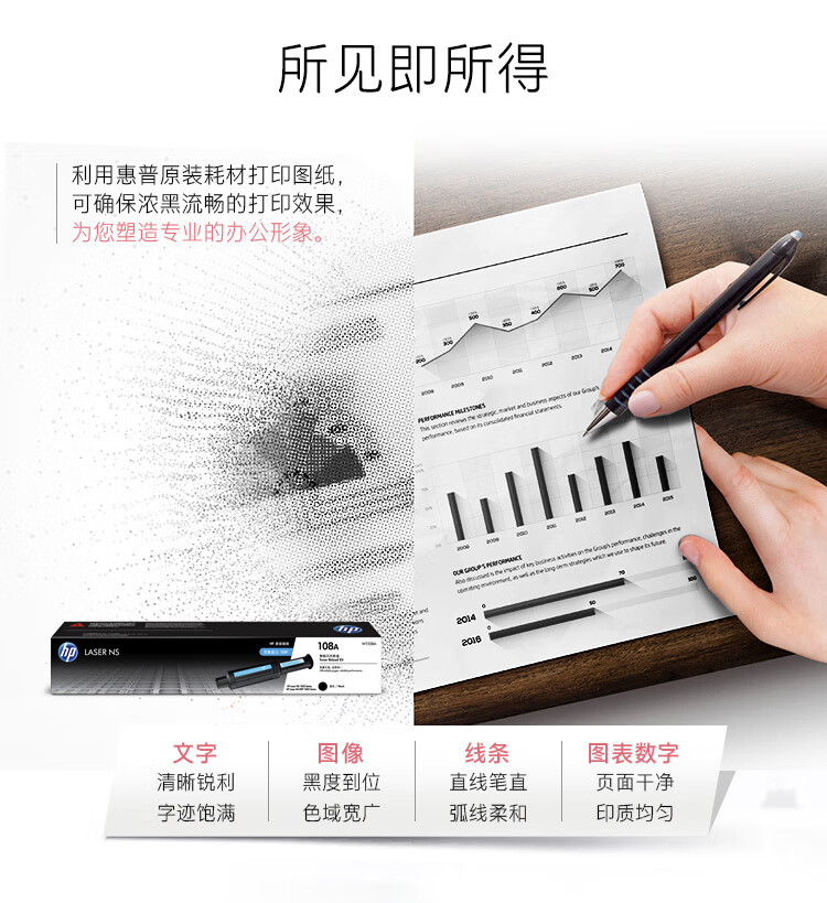惠普（HP）W1108A 108A 黑色闪充粉盒(适用NS MFP 1005/NS 1020 系列)约2500页
