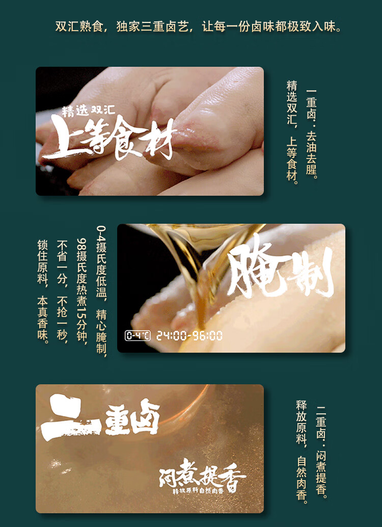 双汇 礼品年货福利团购酱香卤味 熟食食汇礼盒1230g