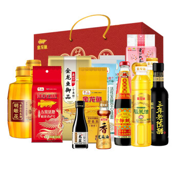 金龙鱼 粮油礼盒节日送礼大礼包E款3900g+2400ml