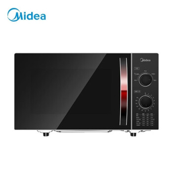 美的（Midea）微波炉23L机械旋钮式平板加热微波炉M1-231E红色