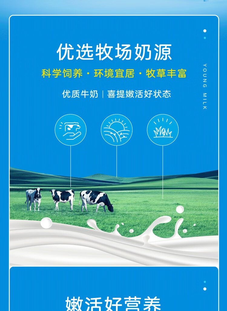 君乐宝 简醇无蔗糖 低温酸奶 0蔗糖200g*12 箱装整提