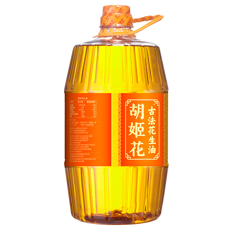胡姬花 食用油 古法花生油4L原胡特香（新老包装随机发货）