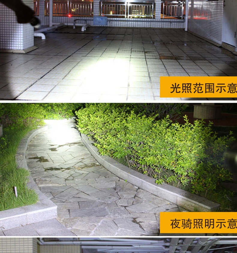 恩谷（ENGUE）三档强光调焦金属手电筒 智能家居EG-110