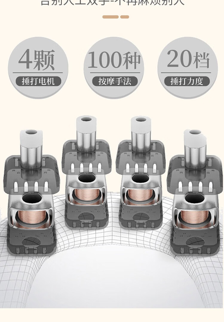 上亨（shangheng）按摩披肩捶打颈椎按摩器肩颈部脖子背部腰部按摩仪多功能电动揉捏解放双手 SHZH-14按摩器