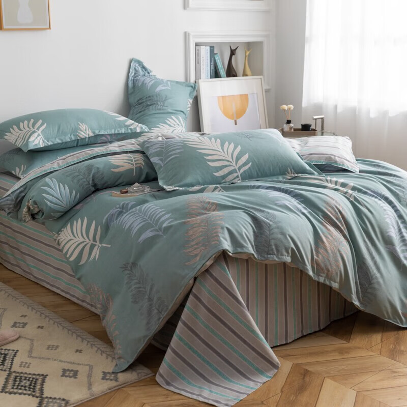 爱奇屋（AIQIWU） 床上用品至臻磨毛四件套200*230
