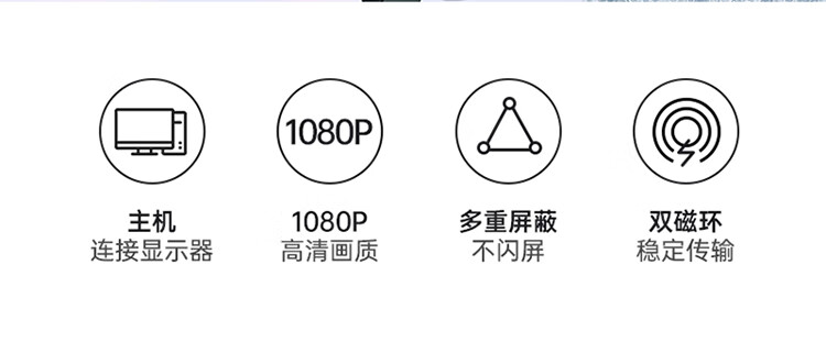 山泽(SAMZHE) DVI线dvi24+1数字高清公对公笔记本显示器视频连接线 dvi-d信号转换线 2米 DV-8020