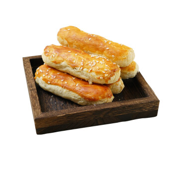 京隆中式糕点老式酥皮芝麻饼椒盐牛舌饼900g