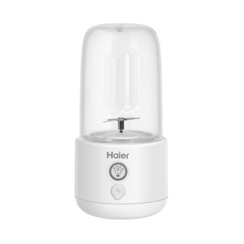 海尔（Haier） HBL-X08W  家用小型便携果汁机榨汁机 白色