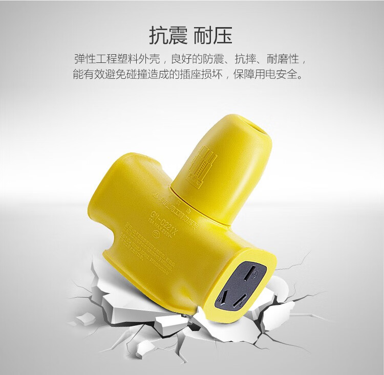 公牛（BULL）插头/电源插头插座/无线/自行接线 GNT-10L1S二脚10A插头(独立包装)