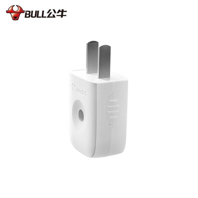 公牛（BULL）插头/电源插头插座/无线/自行接线 GNT-10L1S二脚10A插头(独立包装)