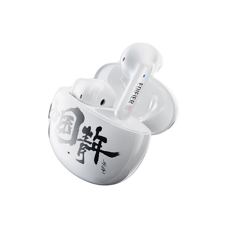 漫步者（EDIFIER）ArtBuds1 国潮联名版 真无线蓝牙5.1耳机半入耳式音乐运动耳机 白色