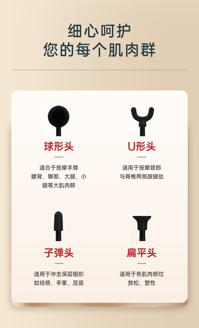 匹克（PEAK）筋膜枪按摩器筋膜肌肉按摩仪放松器肌膜枪肩颈腿部腰部筋膜机按摩枪YX91220