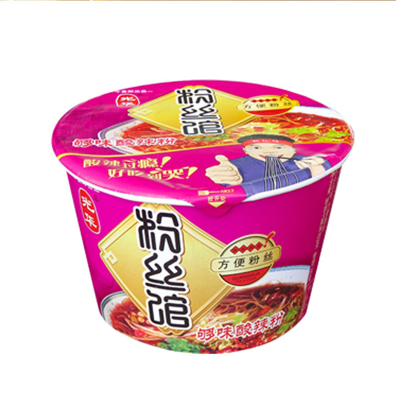 今麦郎 光华粉丝馆整箱速食方便酸辣粉103g*12桶