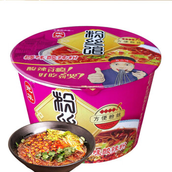今麦郎 光华粉丝馆整箱速食方便酸辣粉103g*12桶