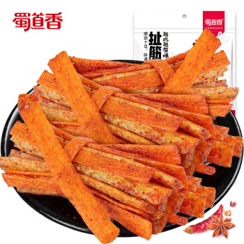 蜀道香 小零食成都辣小吃四川特产 扯筋辣条100g*5袋