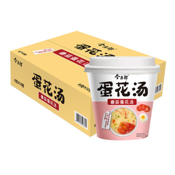 今麦郎 方便面伴侣冲泡即食整箱速食方便番茄蛋花汤8g*12