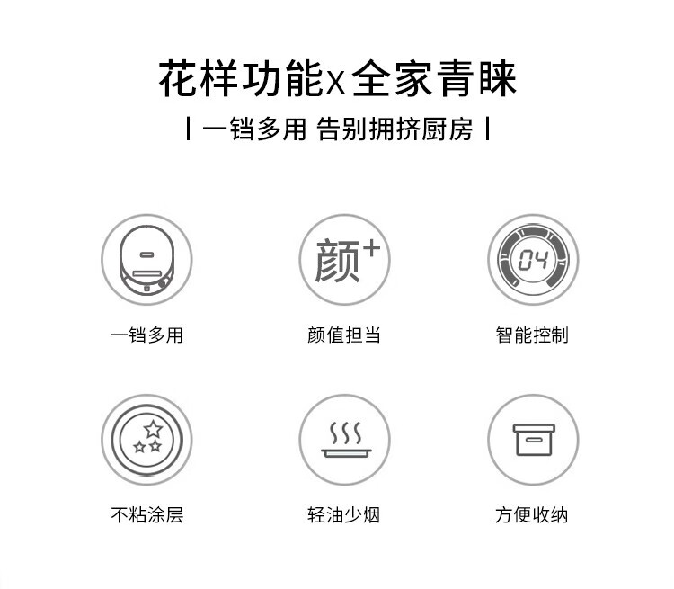 利仁（Liven）LPBC-72 家用双面加热煎饼烙饼锅煎烤机电饼铛