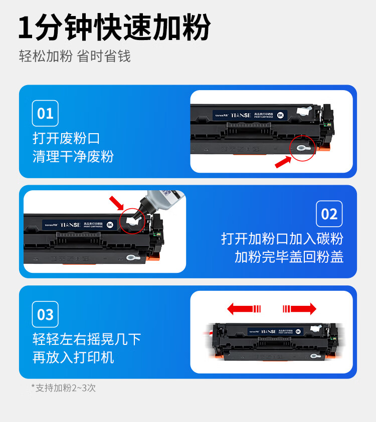 天色适用惠普m479fdw硒鼓416a硒鼓M454dw/dn/nw M479dw M479fdn打印机粉盒墨盒W2040A黑彩套装hp416a含芯片