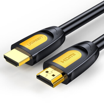 绿联 HD101 HDMI线 长线工程级 4K数字高清线3D视频线黄黑头 1.5米 10128笔记本
